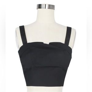 Trashy Diva Trixie Black Top NWT xs vintage repro